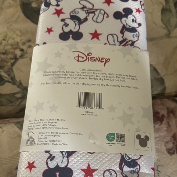 Disney Mickey Mouse Red and White Kitchen Mats - Picture 3 of 3